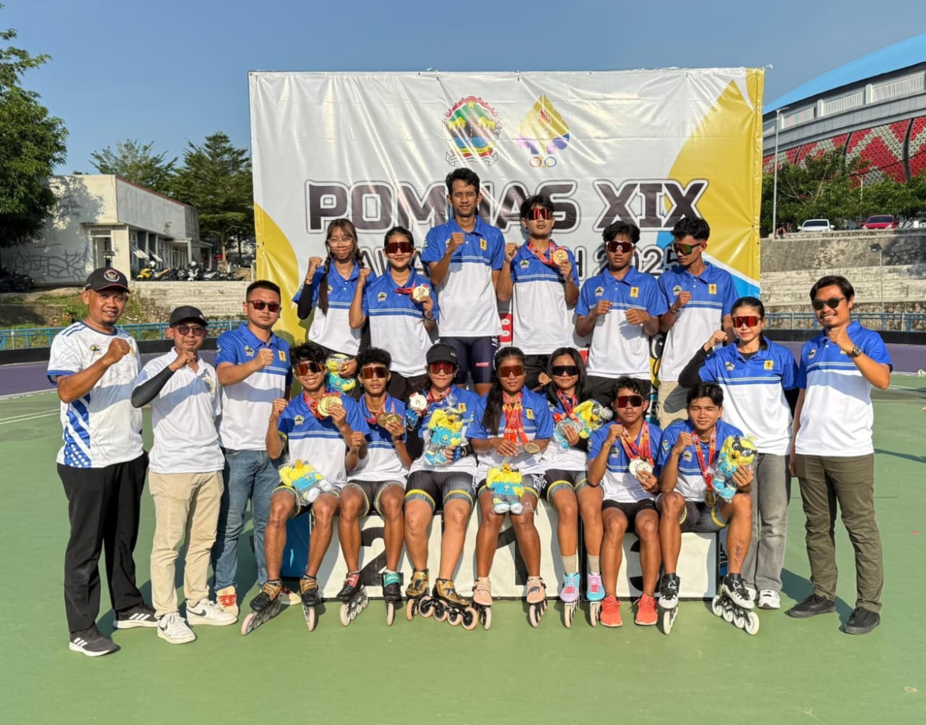 Kontingen Jawa Tengah Juara Umum Cabor Sepatu Roda