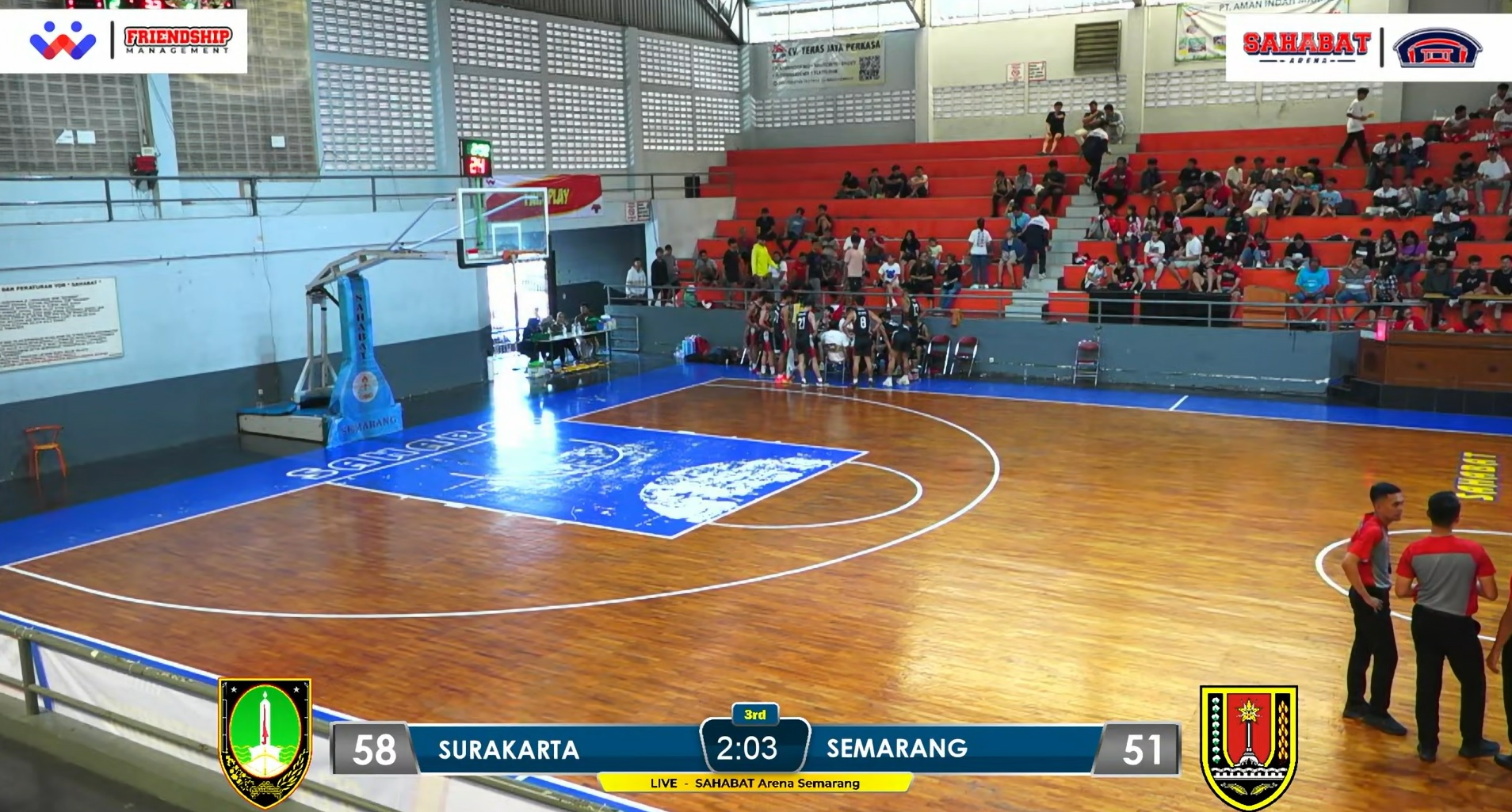 FINAL LIVE BOLA BASKET PUTRA POPDA TAHUN 2023